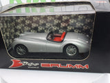 Jaguar XK 120 Spider Brumm 1/43 Argento 1948 - RikiToys - Brumm