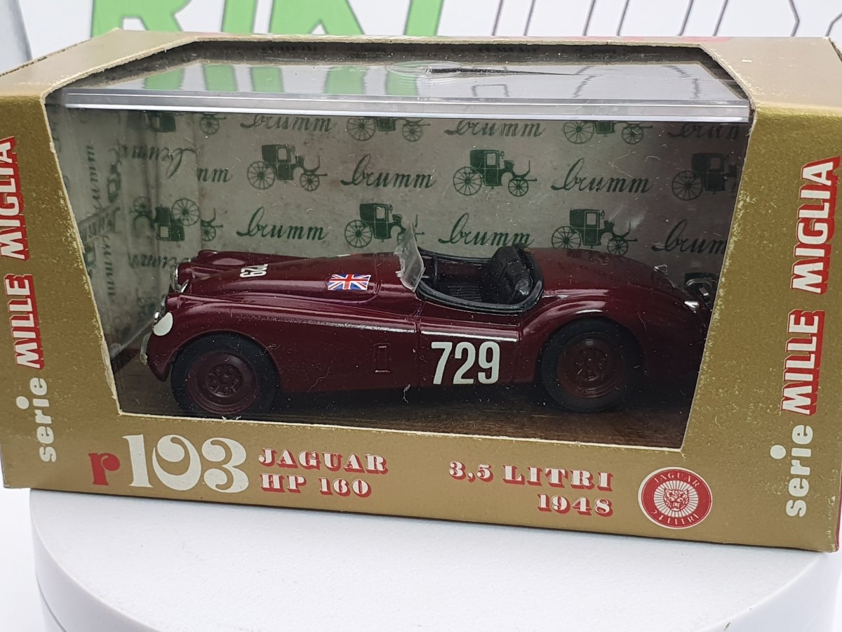 Jaguar XK 120 Spider Brumm 1/43 Bordò 1948 - RikiToys - Brumm