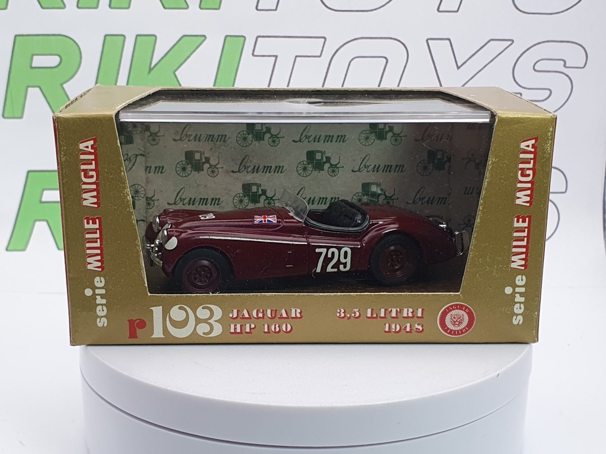 Jaguar XK 120 Spider Brumm 1/43 Bordò 1948 - RikiToys - Brumm