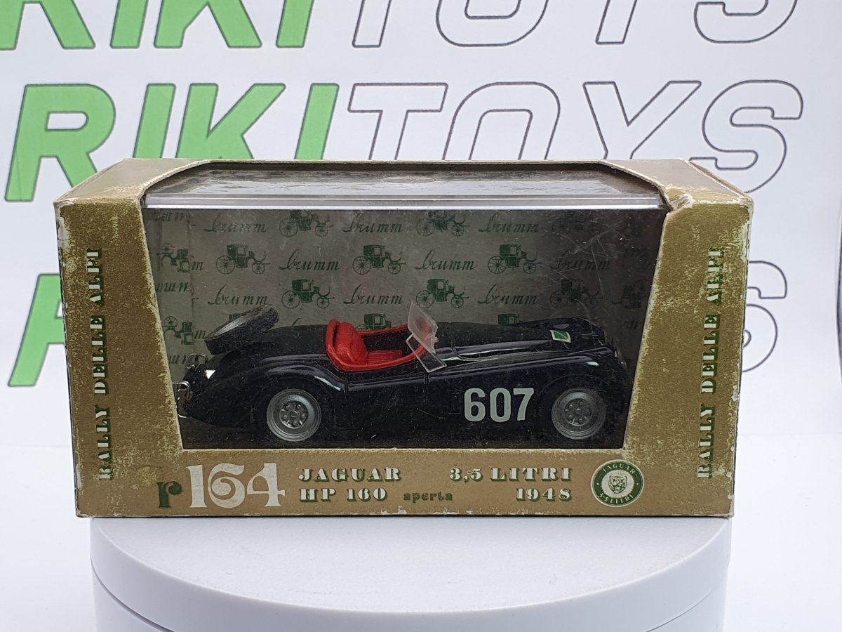 Jaguar XK 120 Spider Brumm 1/43 Nero 1948 - RikiToys - Brumm