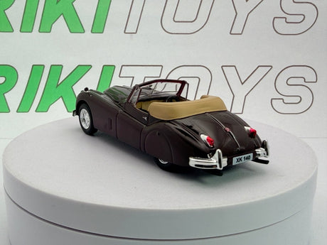 Jaguar XK 140 Cabrio Edicola 1/43 Marrone - RikiToys - Edicola