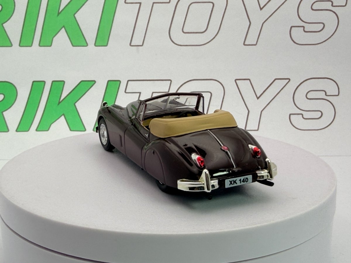 Jaguar XK 140 Cabrio Edicola 1/43 Marrone - RikiToys - Edicola