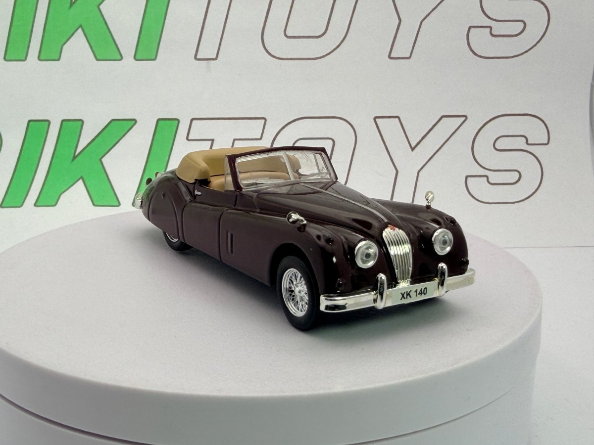 Jaguar XK 140 Cabrio Edicola 1/43 Marrone - RikiToys - Edicola