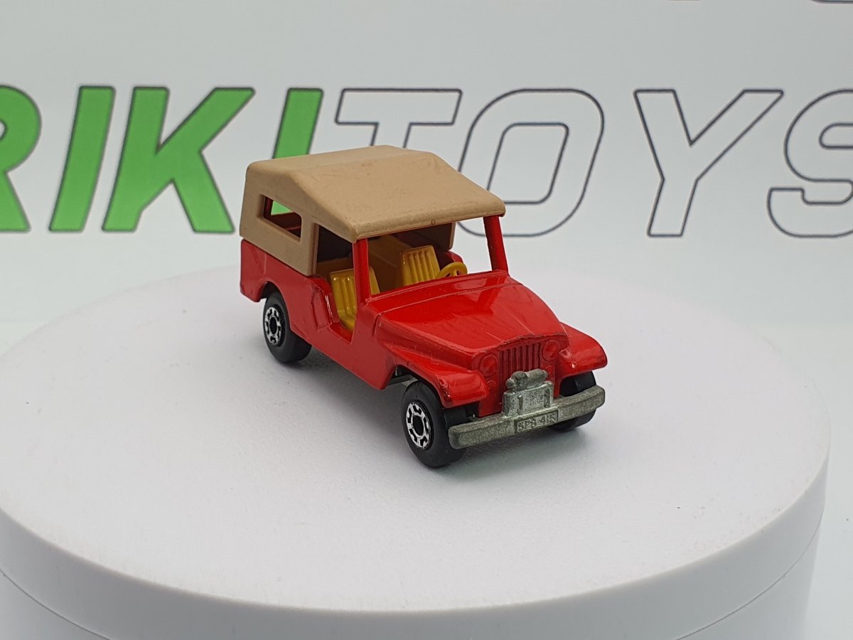 Jeep CJ6 Matchbox 1/60 Rosso - RikiToys - Matchbox#