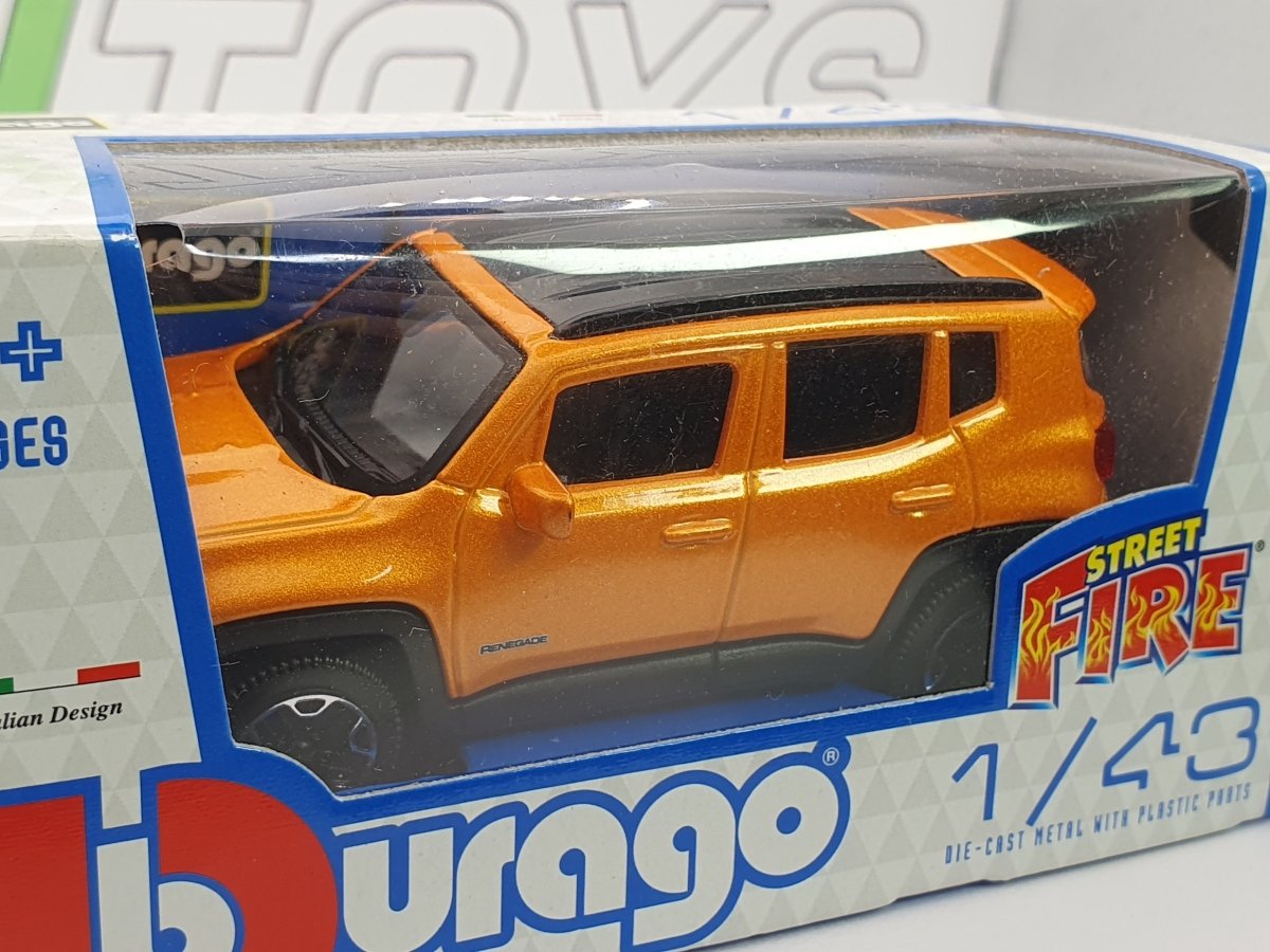 Jeep Compass Burago 1/43 Arancione - RikiToys - Burago