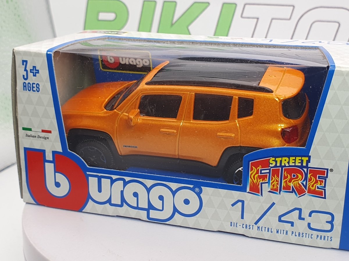 Jeep Compass Burago 1/43 Arancione - RikiToys - Burago