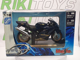Kawasaki Ninja ZX 12 R Maisto 1/18 Blu - RikiToys - Maisto#