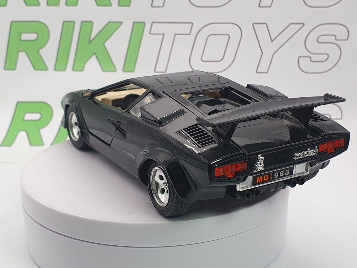 Lamborghini Countach LP Burago 1/24 Nero 1982 - RikiToys - Burago