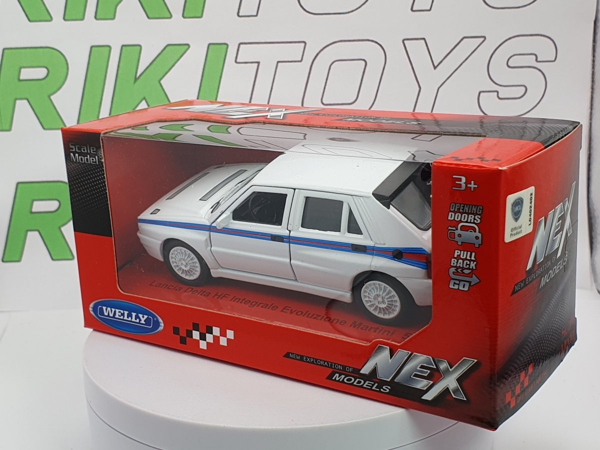 Lancia Delta Evo Martini Welly 1/35 Bianco - RikiToys - Welly#