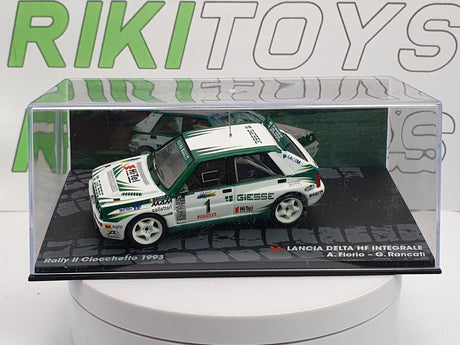 Lancia Delta HF Integrale Edicola 1/43 Bianco 1993 - RikiToys - Edicola#