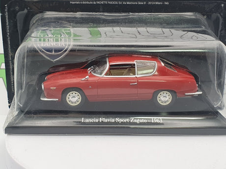 Lancia Flavia Zagato Norev 1/43 Rosso 1963 - RikiToys - Norev