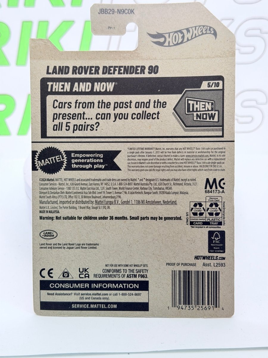 Land Rover Defender 90 Hot Wheels 1/60 Beige - RikiToys - Hot Wheels#