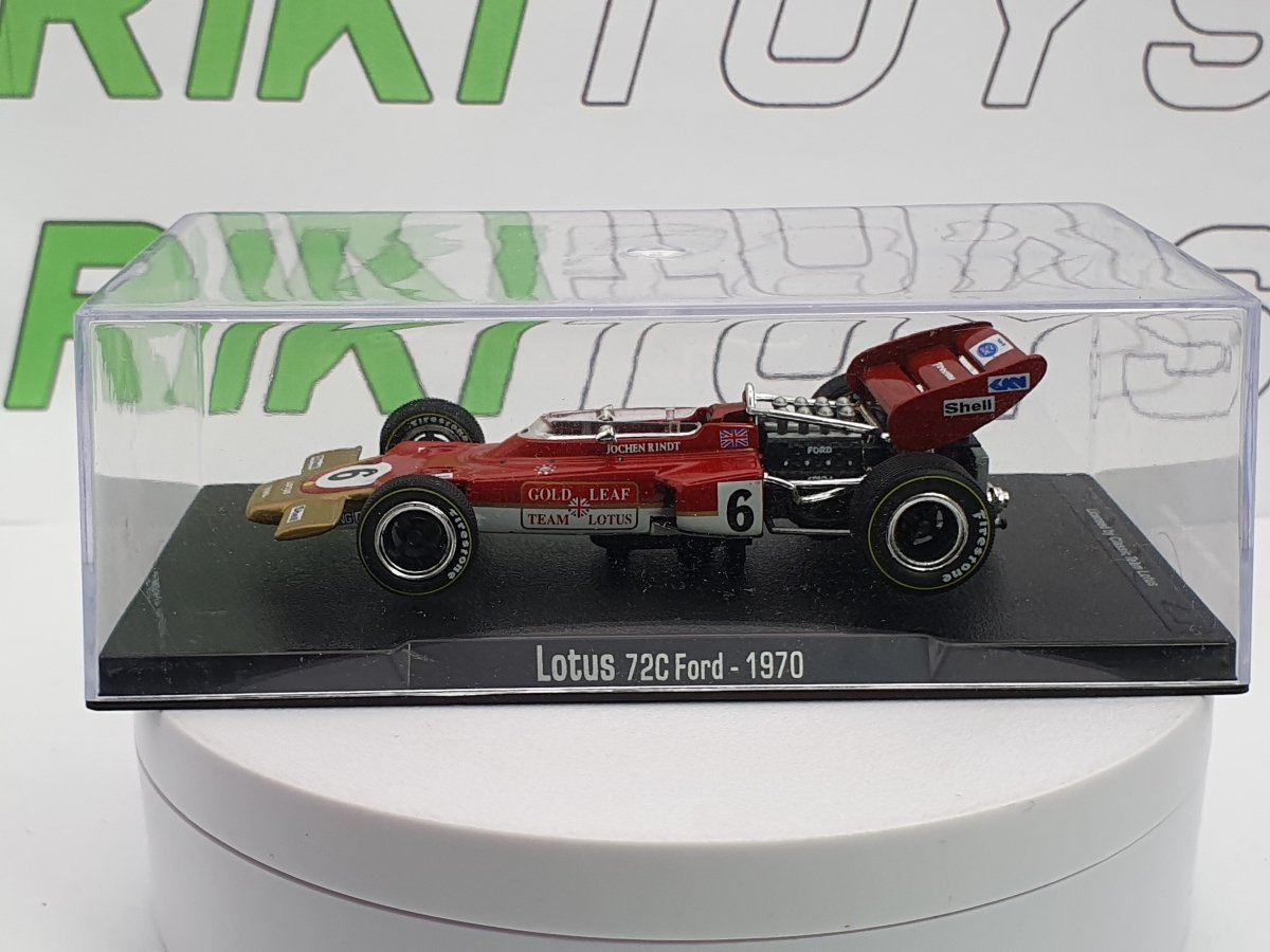 Lotus 72 C Ford Edicola 1/43 Rosso - RikiToys - Edicola#