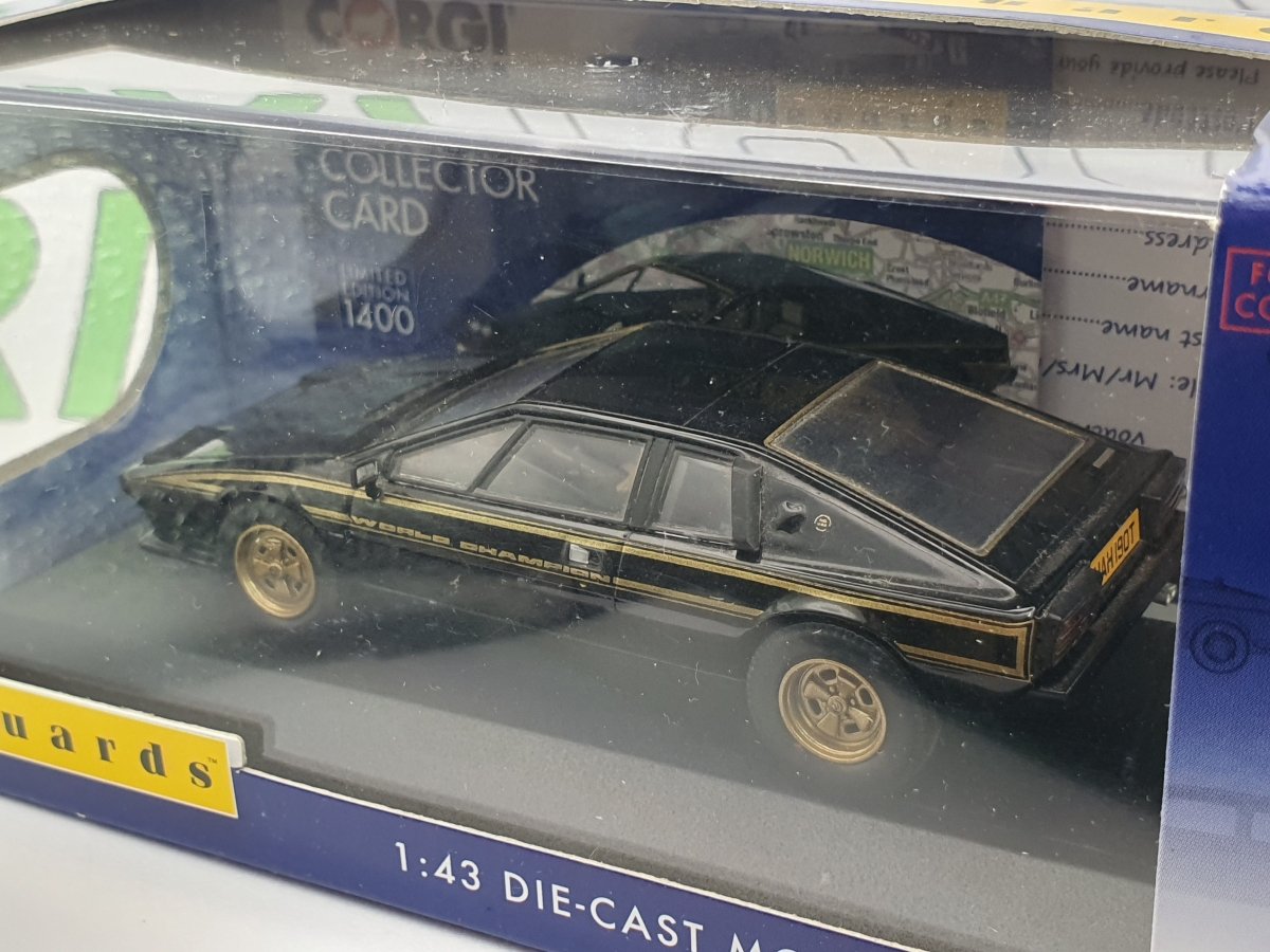 Lotus Esprit MK 2 Corgi 1/43 Nero 1978 - RikiToys - Corgi