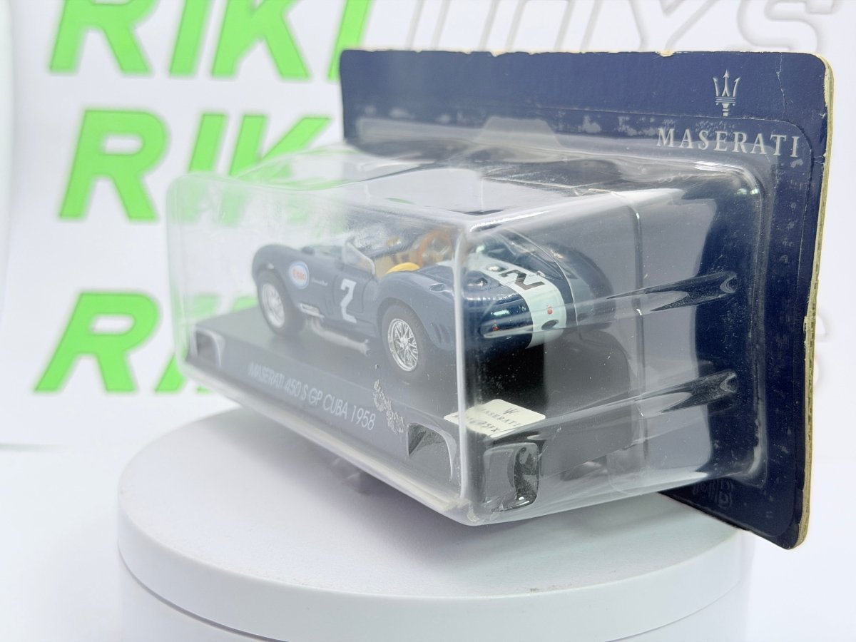Maserati 450 S Edicola 1/43 Blu 1958 - RikiToys - Edicola