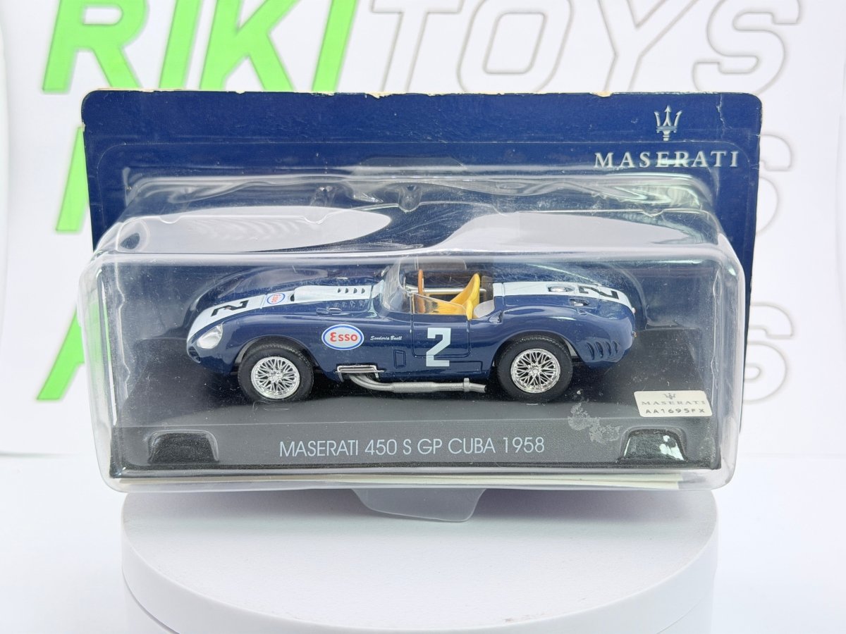 Maserati 450 S Edicola 1/43 Blu 1958 - RikiToys - Edicola