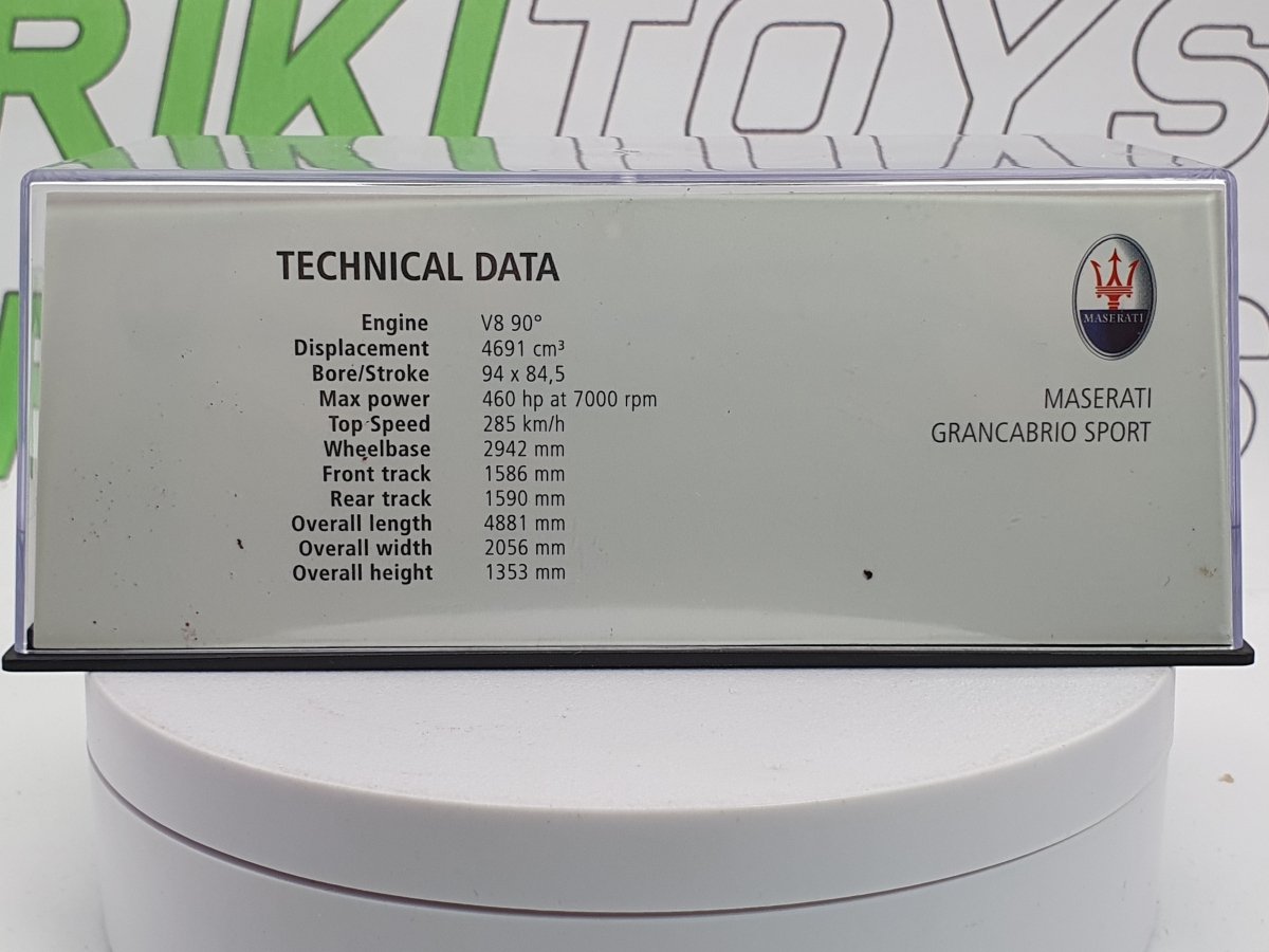 Maserati GranCabrio Leo Models 1/43 Bordeaux 2010 - RikiToys - Leo Models