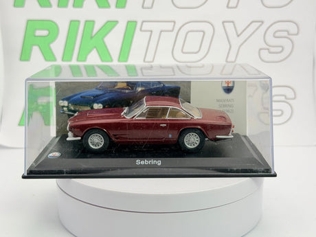 Maserati Sebring Leo Models 1/43 Rosso scuro 1962 - RikiToys - Leo Models