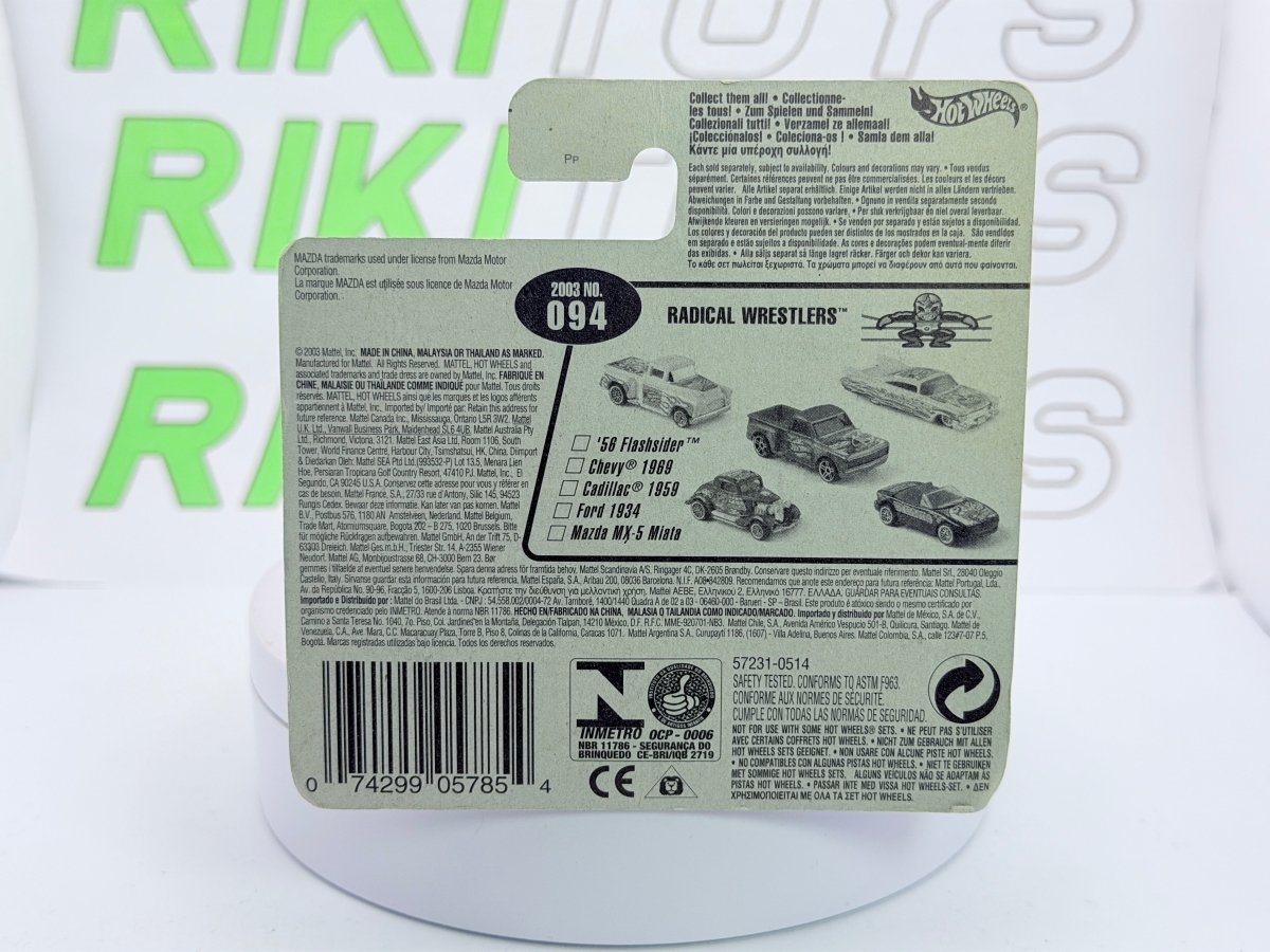 Mazda MX 5 Miata Hot Wheels Nero - RikiToys - Hot Wheels#