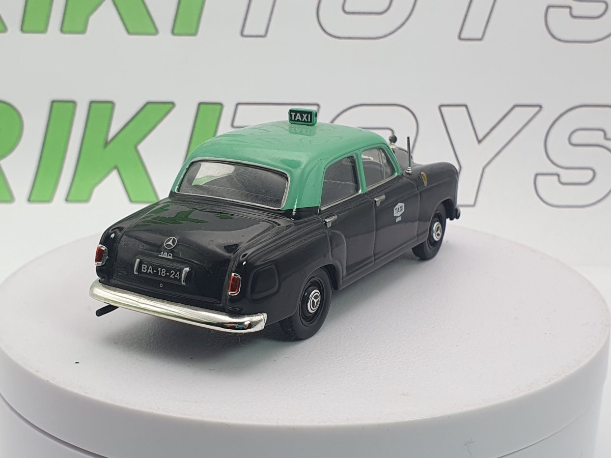 Mercedes 180 Taxi Edicola 1/43 Nero - RikiToys - Edicola