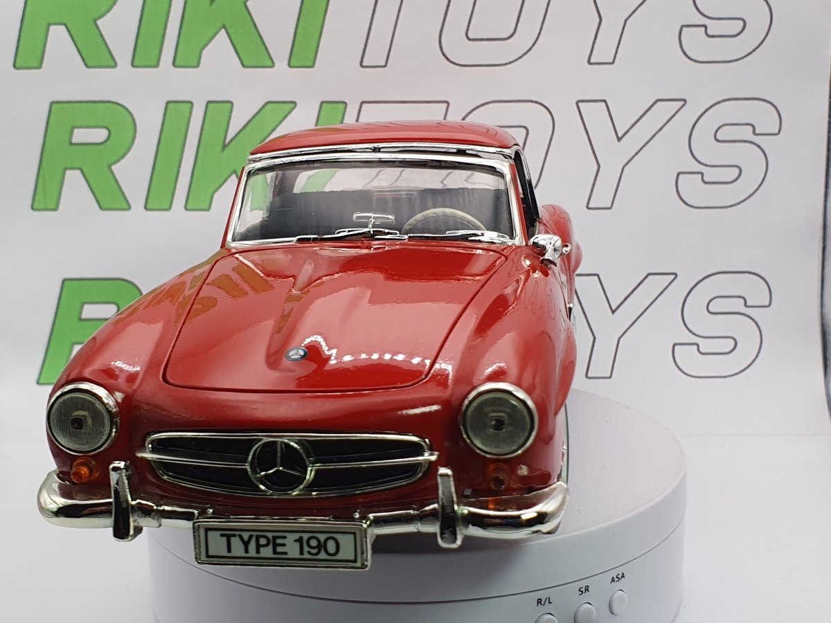 Mercedes 190 SL ERTL 1/18 Rosso 1955 - RikiToys - ERTL