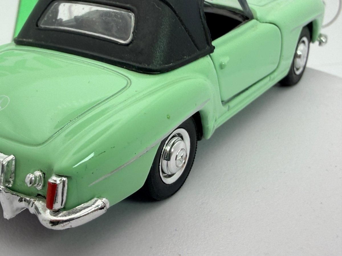 Mercedes Benz 190 SL Welly 1/38 Verde 1955 - RikiToys - Welly