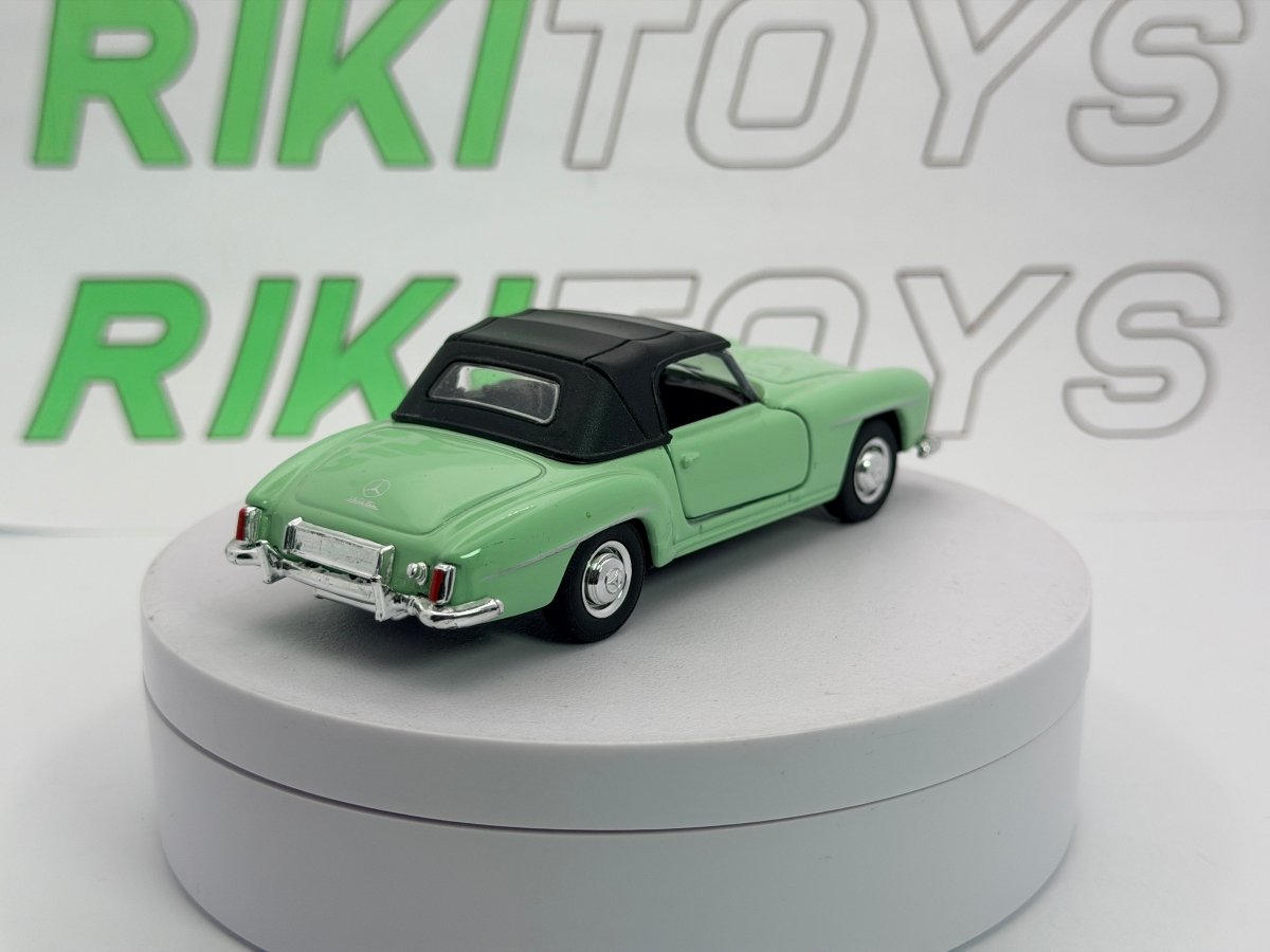 Mercedes Benz 190 SL Welly 1/38 Verde 1955 - RikiToys - Welly