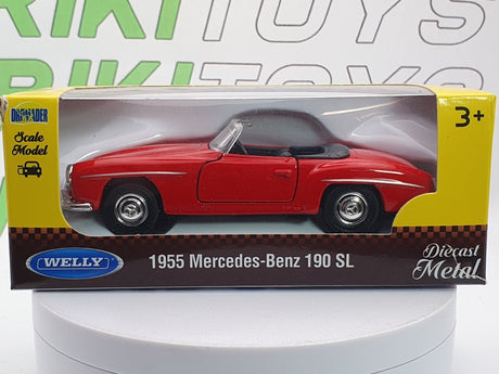 Mercedes Benz 190 SL Welly 1/40 Rosso 1955 - RikiToys - Welly