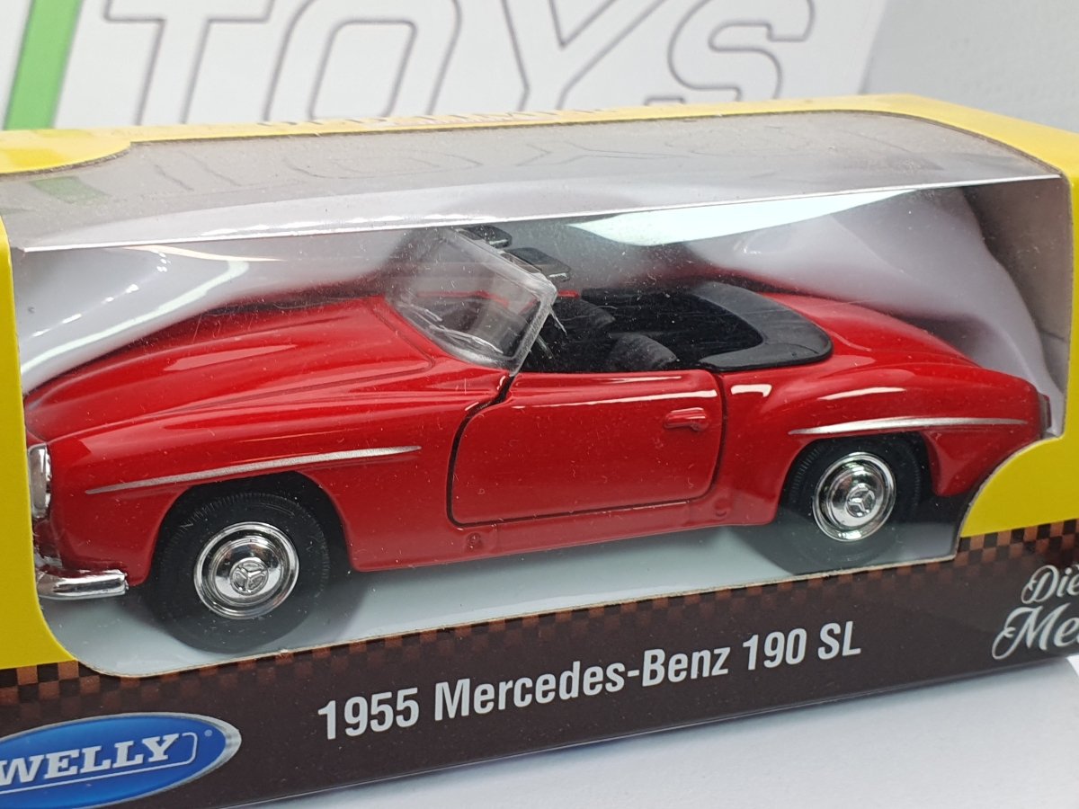 Mercedes Benz 190 SL Welly 1/40 Rosso 1955 - RikiToys - Welly