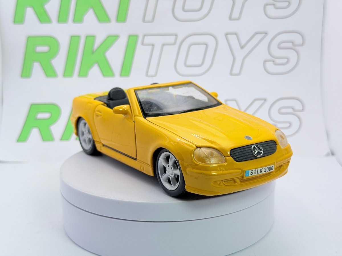 Mercedes Benz 200 SLK R 170 Maisto 1/24 Giallo 1988 - RikiToys - Maisto#