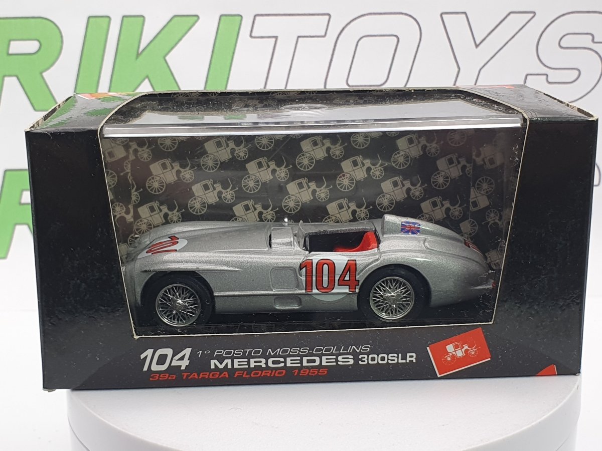 Mercedes Benz 300 SLR Brumm 1/43 Argento 1955 - RikiToys - Brumm