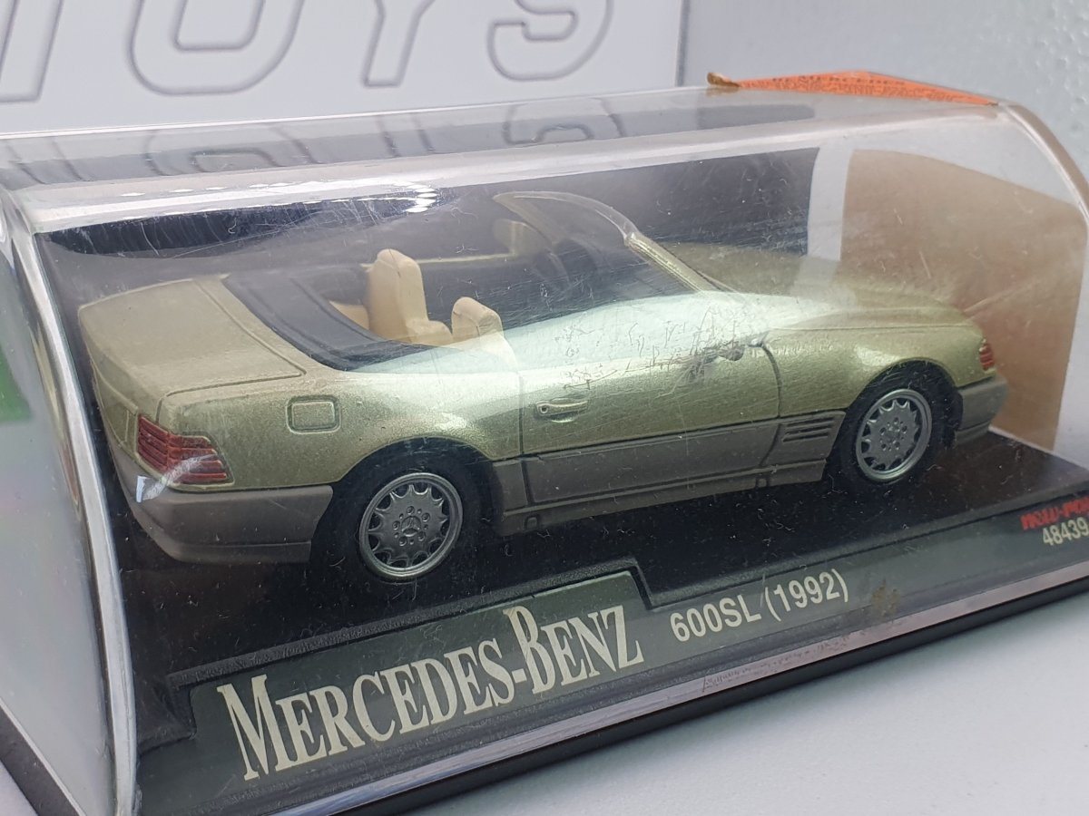 Mercedes Benz 600 SL New Ray 1/43 Oro 1992 - RikiToys - New Ray