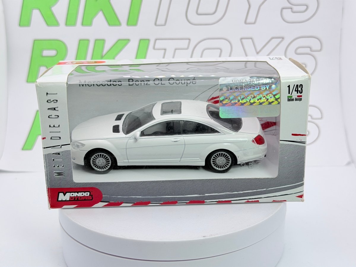 Mercedes Benz CL Coupé Mondo Motors 1/43 Bianco - RikiToys - Mondo Motors