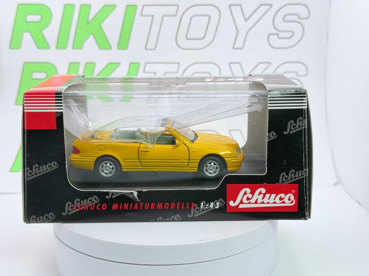 Mercedes Benz CLK 1a Serie Cabrio Schuco 1/43 Giallo - RikiToys - Schuco