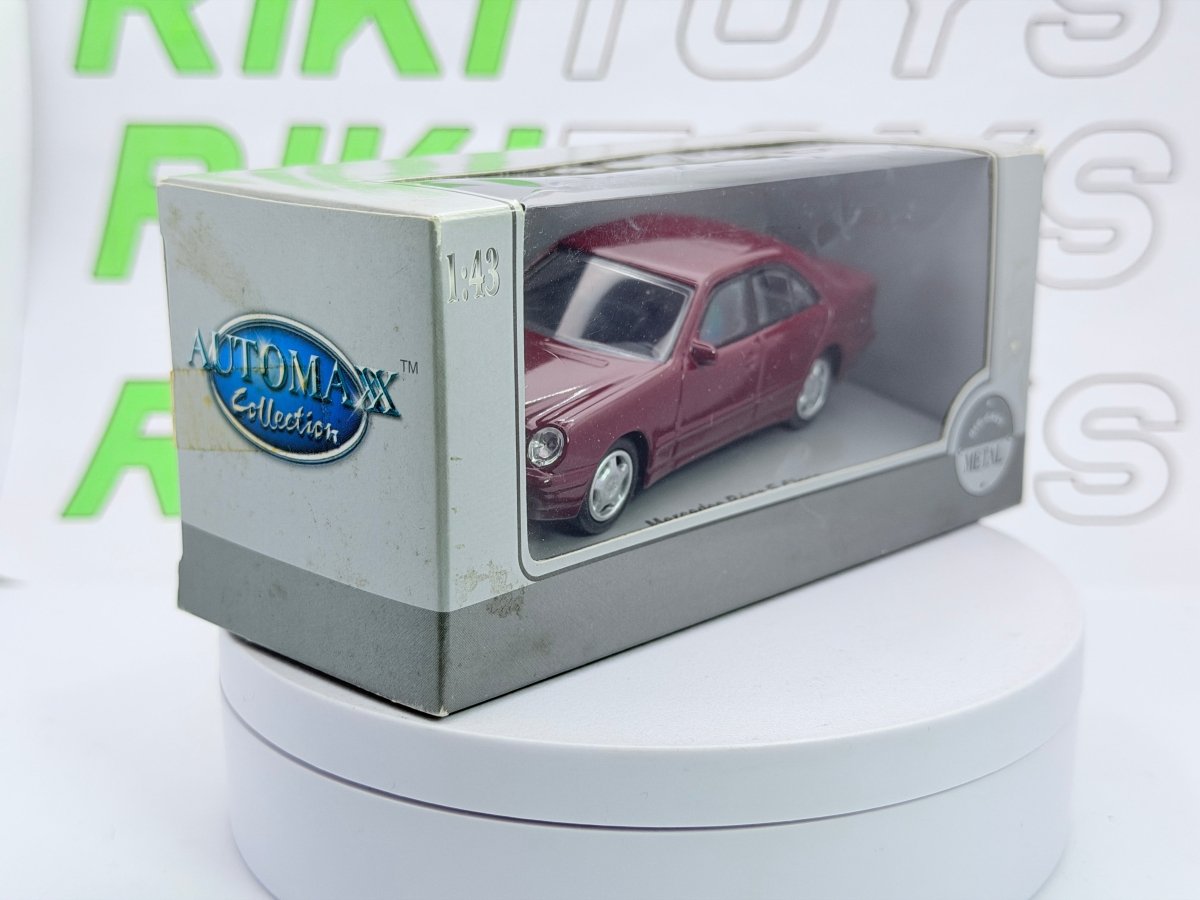 Mercedes Benz E 200 Automax 1/43 Rosso scuro 1996 - RikiToys - Automax
