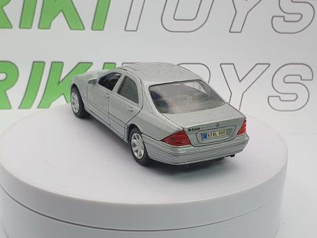 Mercedes Benz S Klass Welly 1/43 Argento - RikiToys - Welly