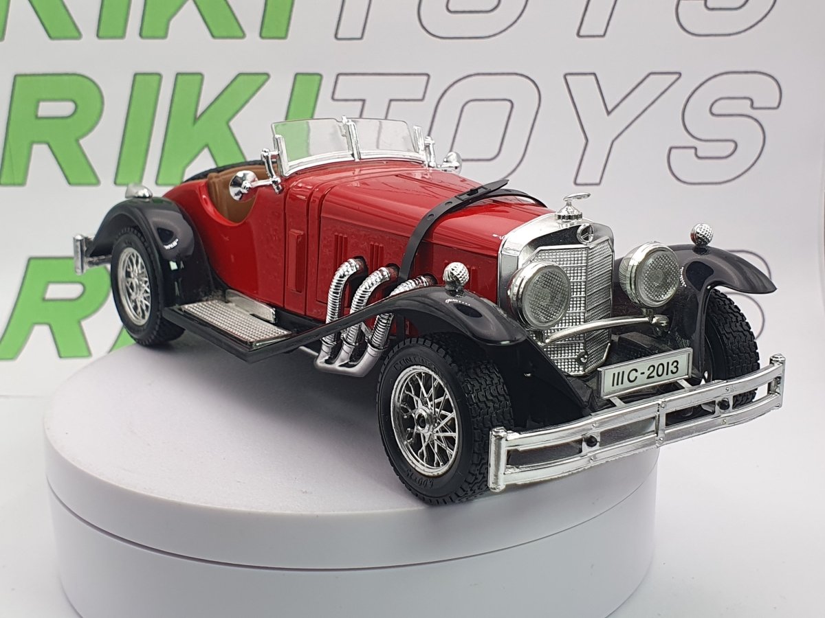 Mercedes Benz SSK Burago 1/24 Rosso 1928 - RikiToys - Burago