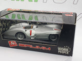 Mercedes Benz W 196 C Brumm 1/43 Argento 1954 - RikiToys - Brumm