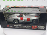 Mercedes Benz W 196 C Brumm 1/43 Argento 1954 - RikiToys - Brumm