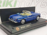 MG B Spider New Ray 1/43 Blu 1967 - RikiToys - New Ray