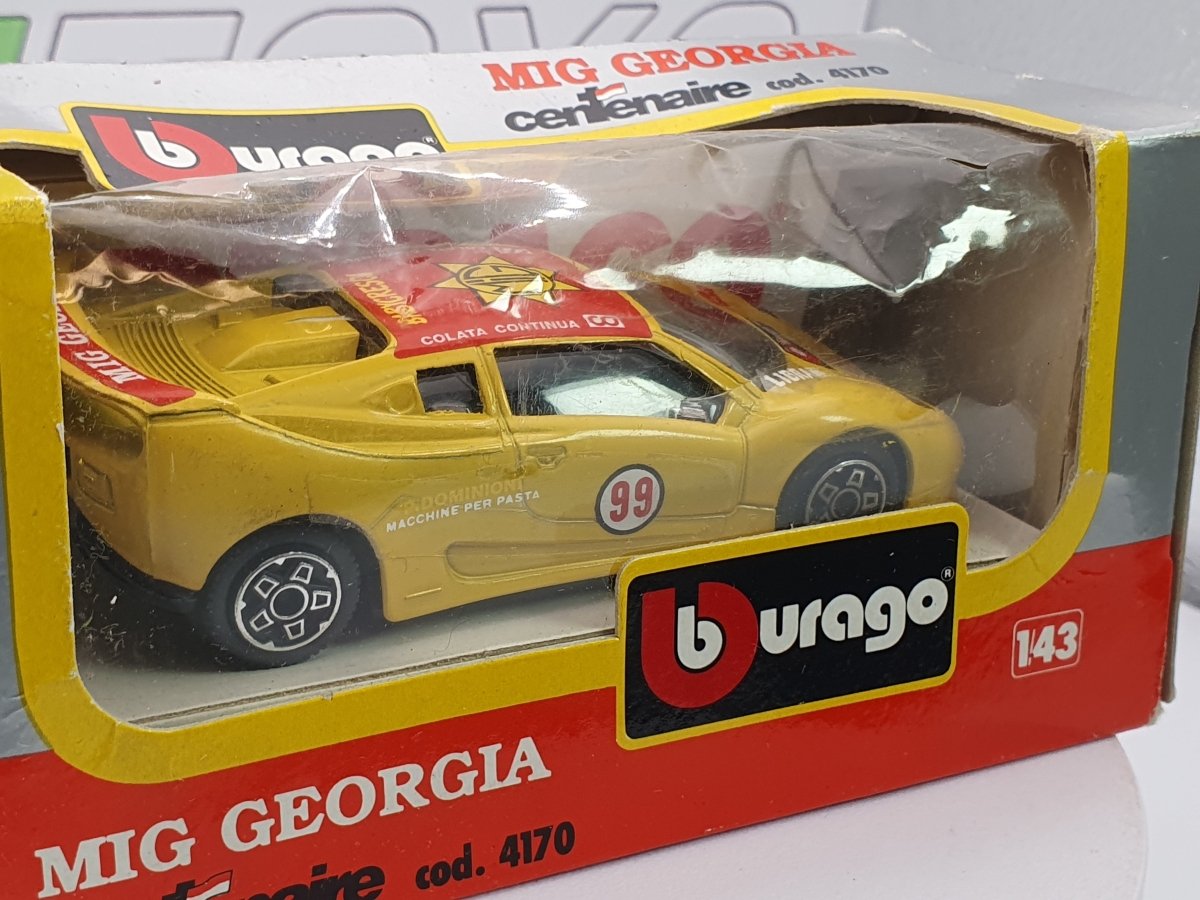 Mig Georgia Burago 1/43 Giallo 1993 - RikiToys - Burago