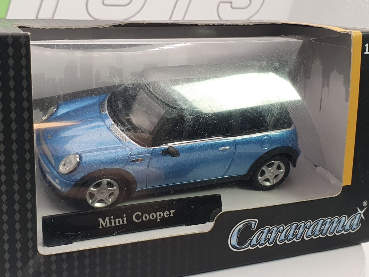 Mini Cooper Cararama 1/43 Azzurro Met. 2001 - RikiToys - Cararama