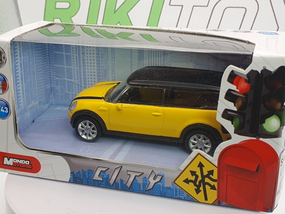 Mini Cooper Clubman Mondo Motors 1/43 Giallo - RikiToys - Mondo Motors