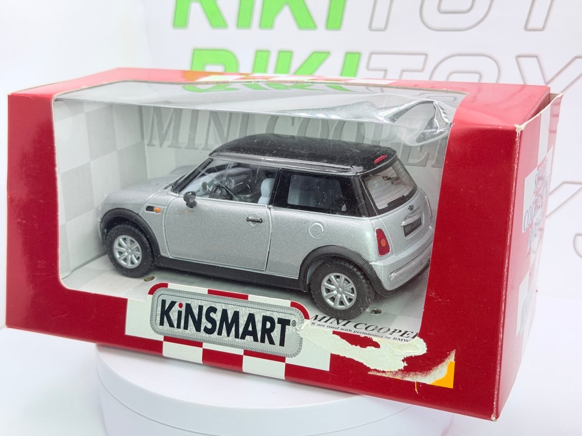 Mini Cooper Kinsmart 1/35 Argento - RikiToys - Kinsmart