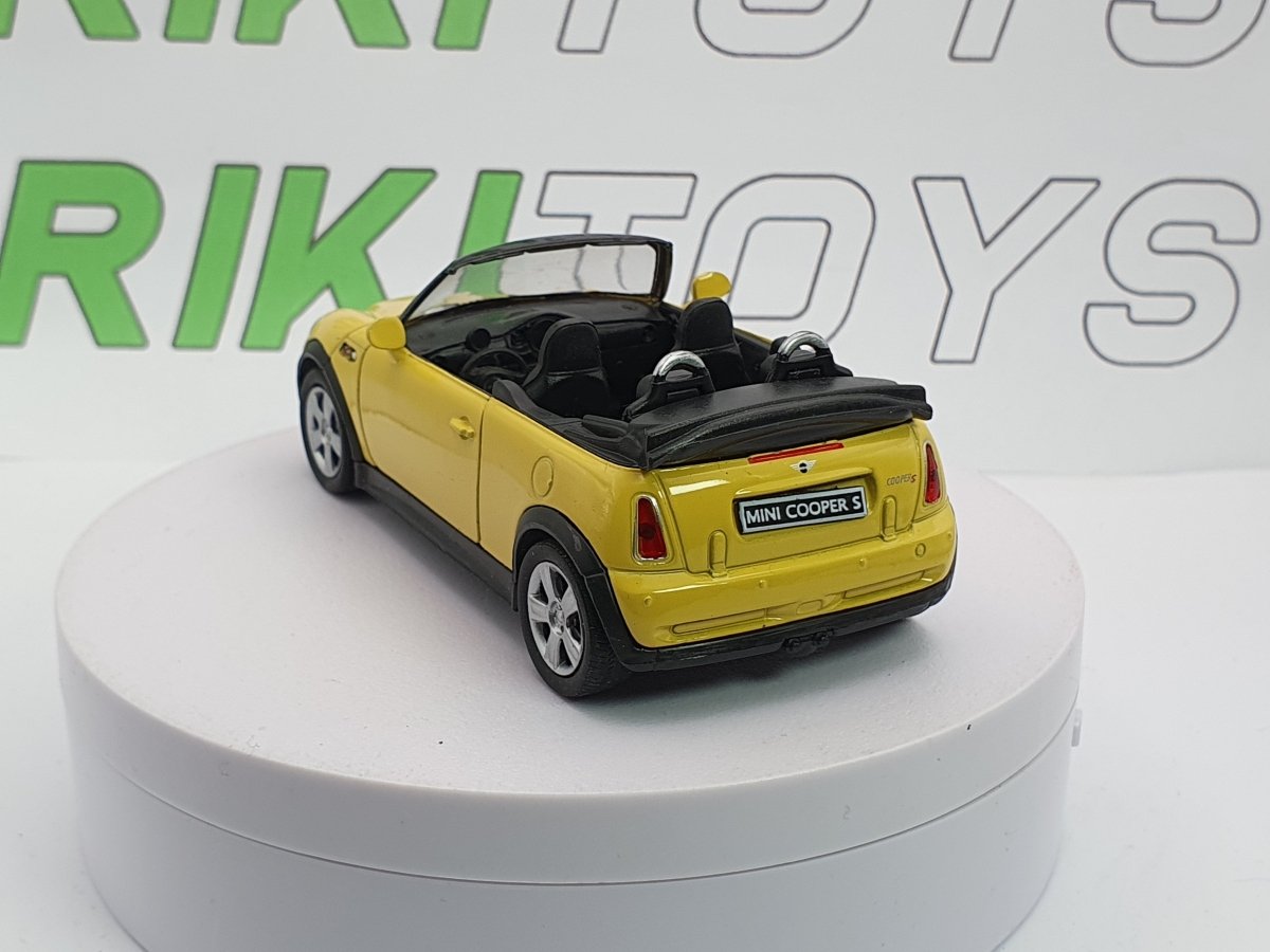 Mini Cooper S Cabrio Welly 1/38 Giallo 2007 - RikiToys - Welly#