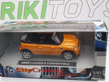 Mini Cooper S Convertibile New Ray 1/43 Arancione - RikiToys - New Ray