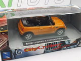 Mini Cooper S Convertibile New Ray 1/43 Arancione - RikiToys - New Ray