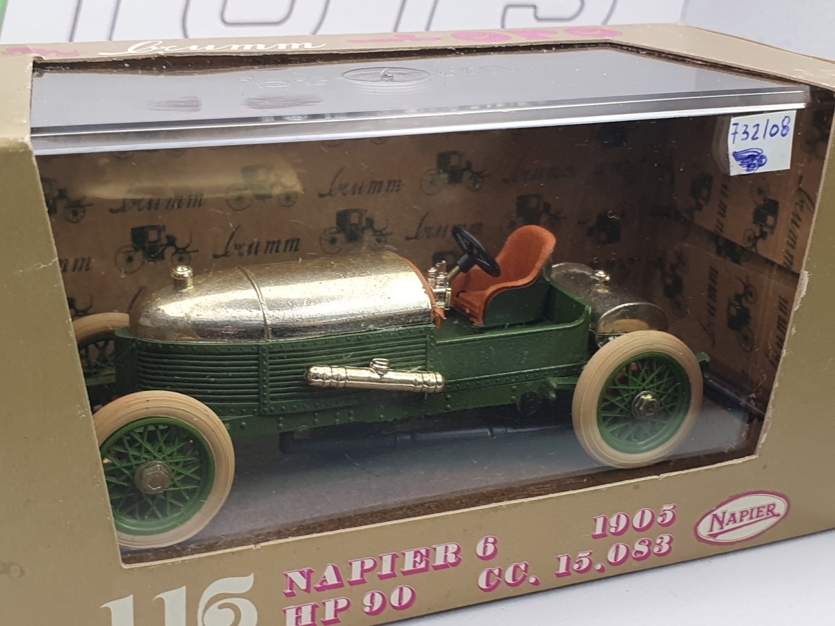 Napier HP 90 Brumm 1/43 Argento 1905 - RikiToys - Brumm