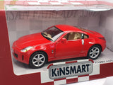 Nissan Fair Lady 350 Z Kinsmart 1/35 Rosso - RikiToys - Kinsmart