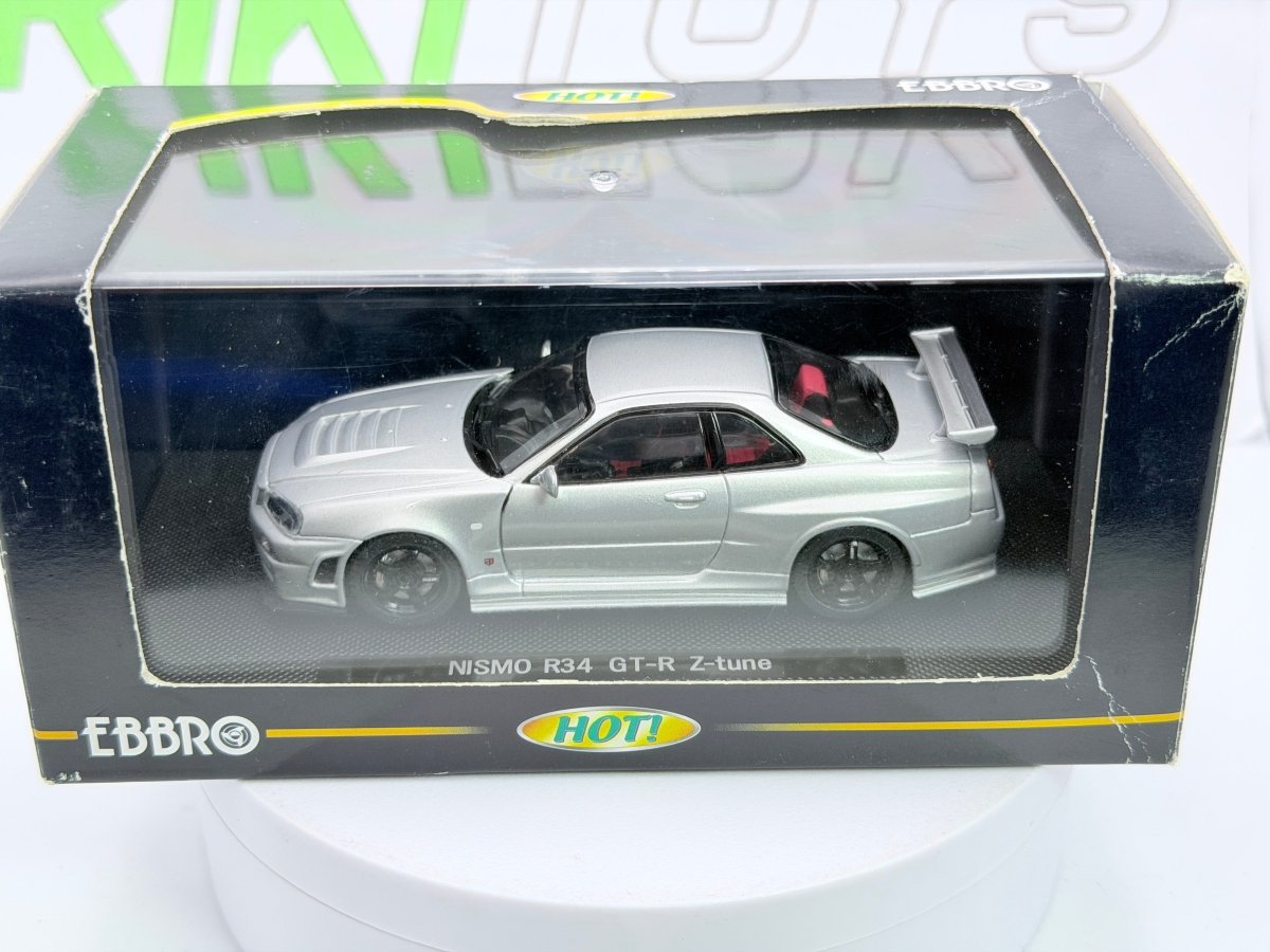 Nissan Nismor 34 GT-R Ebbro 1/43 Argento - RikiToys - Ebbro#